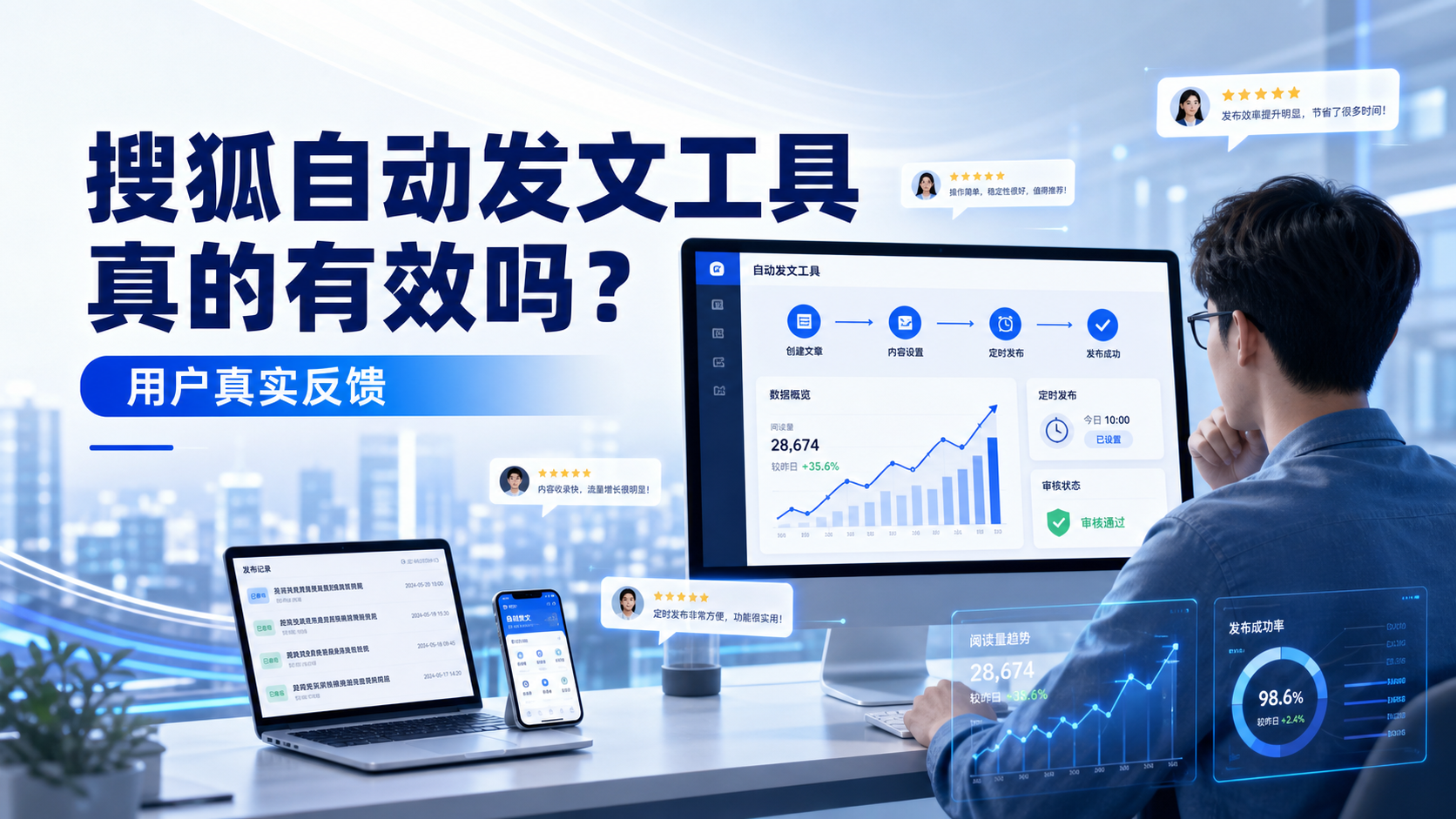 搜狐自动发文工具真的有效吗？防城港用户的真实反馈